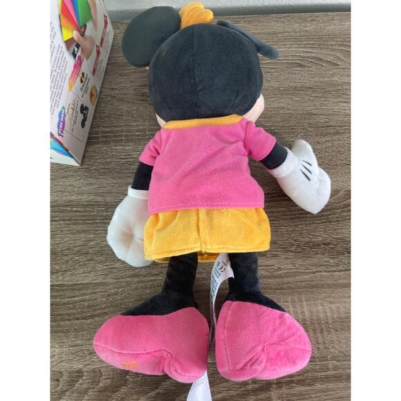 Disney Animal Kingdom Minnie Mouse Plush Lot & Color Brain Game Bundle 8+ Years - Picture 8 of 13